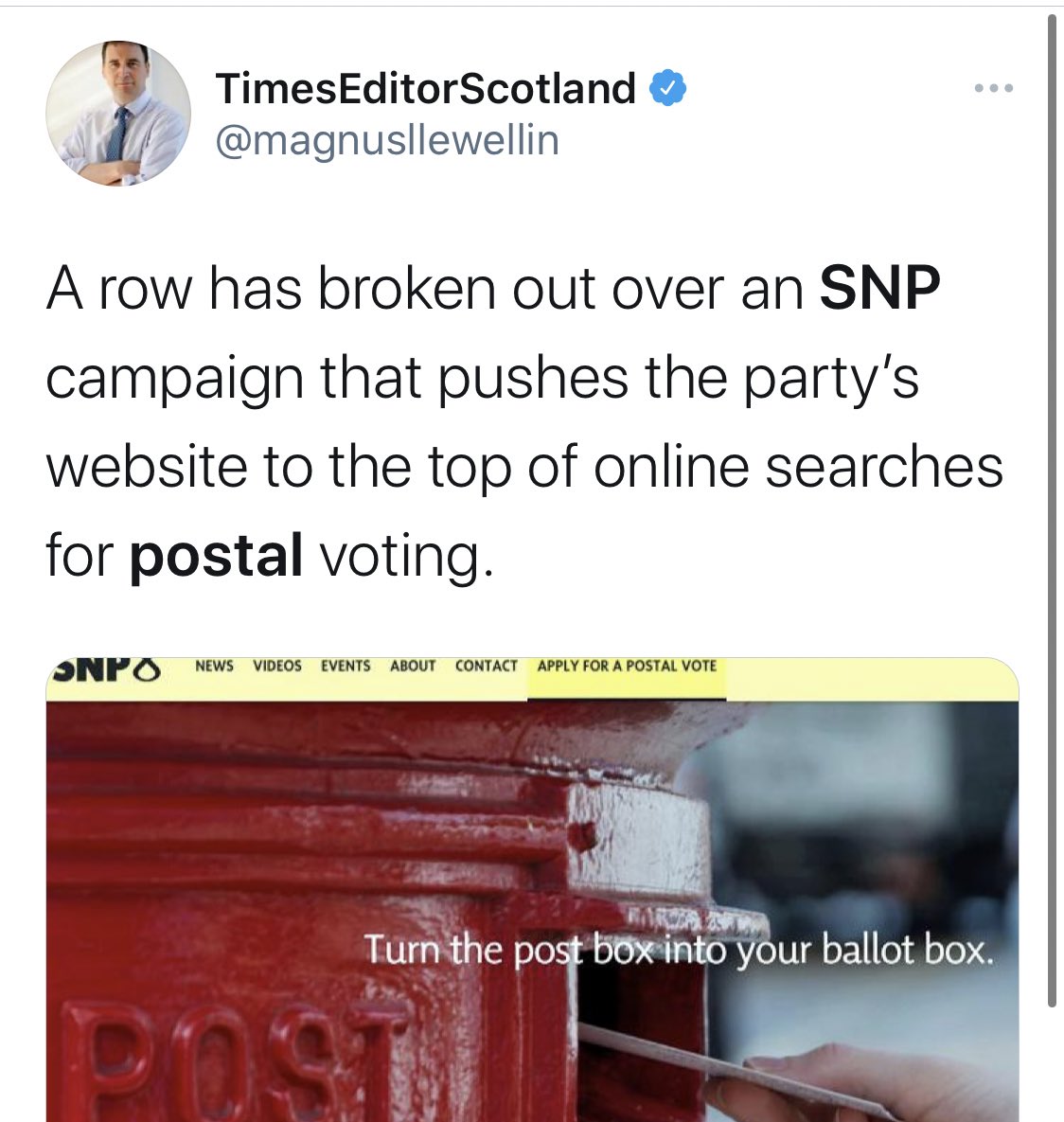  Undermine confidence in postal voting.