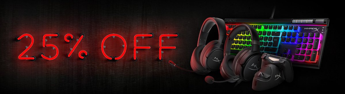 TwoSixNine's tweet photo. Looking to upgrade your gaming setup with new gear? @HyperX currently have 25% off select peripherals until February 14th - check out the link below to see what's available 🎁
https://t.co/6F8boHVi7k
#bemyplayer2 #HyperXFamily #ad https://t.co/d8nOfNNJeQ