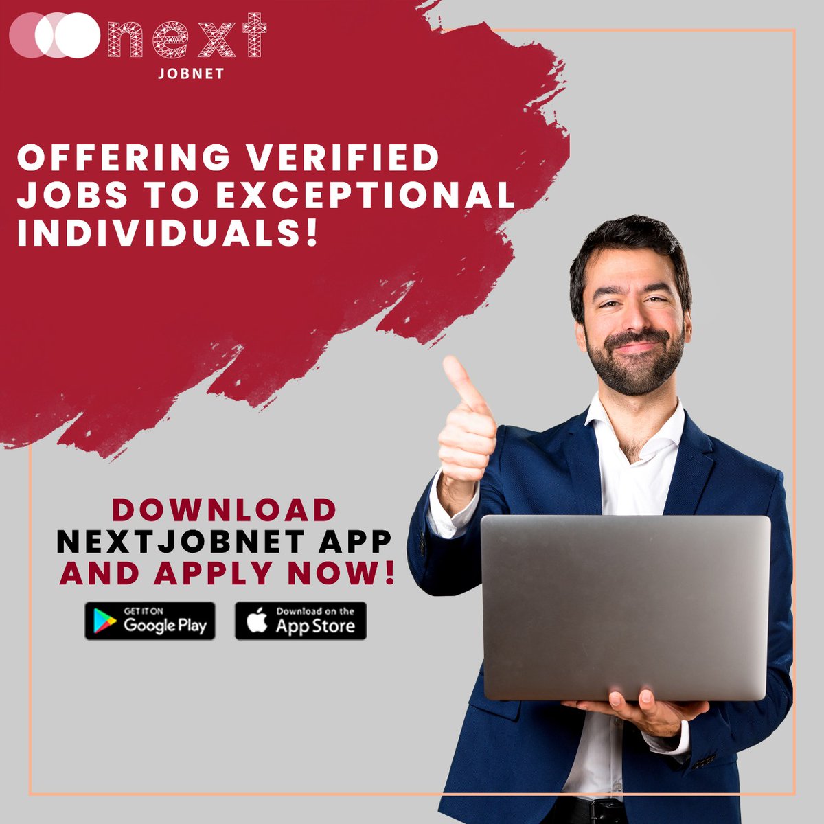 nextjobnet's tweet photo. Download NEXTJOBNET APP and apply in under two minutes:
Android: https://t.co/9f8yoBQP2s
IOS: https://t.co/MVzg2FdBb8

Now Follow us on the Signal app also: https://t.co/QPdGd8mdf7

#swiperight #jobseeker #easytosignup #jobsearch #signupandsearch #nextjobnet https://t.co/p6kfuBzs7L