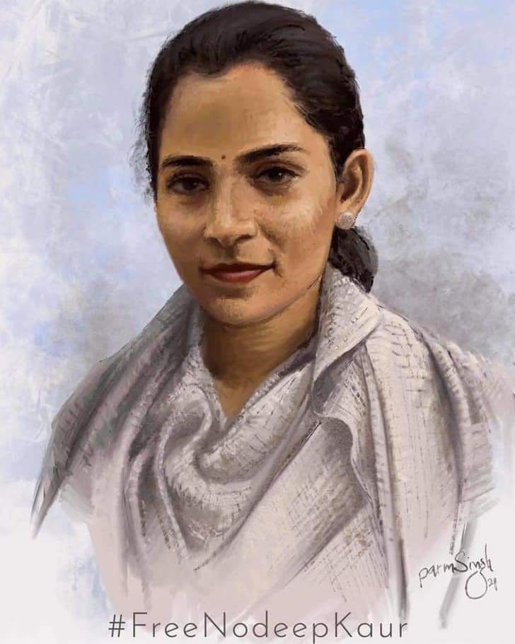SubhashJakhar_'s tweet image. #FreeNodeepKaur #kisanektazindabaad 🇮🇳
