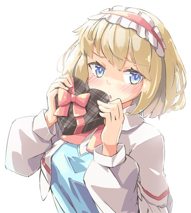 今年もチョコ貰えそうにないので、いつものアリス描いておきますね 