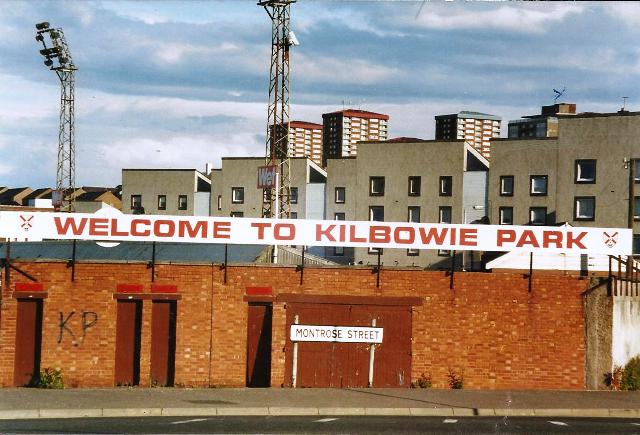 10) Name: Kilbowie ParkLocation: Clydebank, West DunbartonshireOpened: 1939Closed: 1996Clubs: Clydebank Juniors 1939-1964, ES Clydebank 1964-65, Clydebank 1965-1996Peak Capacity: 14,900Record Attendance: 14,900 (1965)Misc. The Bankies craftily dodged health and safety /
