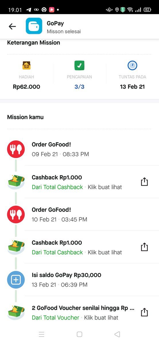 aliawss's tweet photo. @gojekindonesia hallo min, saya udh selesai misi nya tp kok hadiah nya belum masuk ya, mohon info nya min🙏 https://t.co/uokeP4xwdf