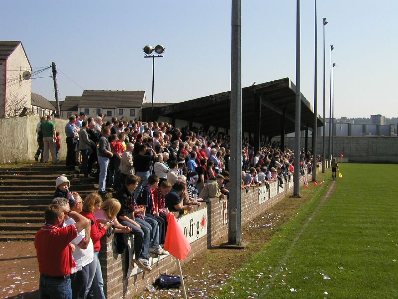 11) Name: Firs Park Location: Firs Street, FalkirkOpened: 1921Closed: 2008Clubs: East Stirlingshire 1921-1964 & 1965-2008Peak Capacity: 12,000Record Att: 12,000 (1921)Other uses: Greyhound RacingMisc. In 1964, the owners decided to merge East Stirling with....//