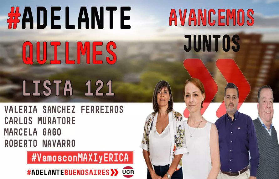 121Quilmes's tweet photo. 🇵🇱ADELANTE 🇵🇱

Avancemos JUNTOS.
#AdelanteQuilmes121🇮🇩
Nos unen los valores, nuestra identidad y el orgullo de ser #Radicales. @VALEPAOSAN
@m_agago @oscargarciaucr
 @EyleenViglianco @GeronesFernando @AdelanteBA
 @MaxiAbad @EricaRevilla

#adelantequilmes121 
#adelantebuenosaires https://t.co/tFMOHfph6i