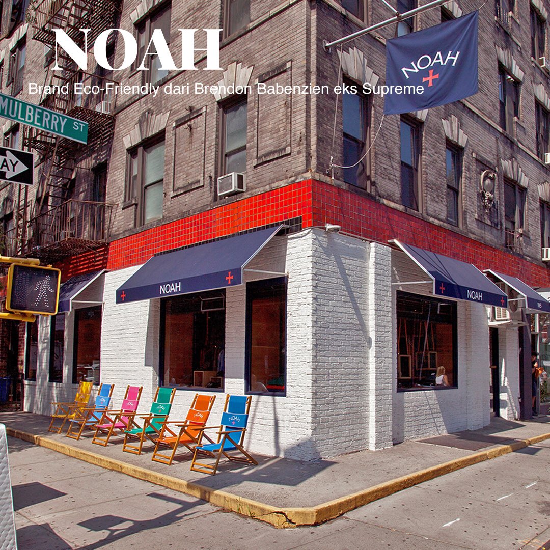 Berbasis di 195 Mulberry street Soho, New York. NOAH sangat mementingkan source bahan yang tidak berdampak buruk kepada lingkungan dan juga mengangkat tema sosial pada beberapa artikelnya.