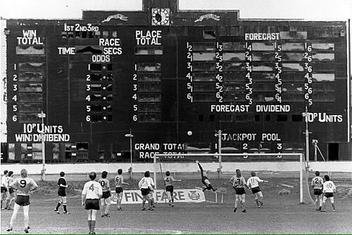 12) Name: Shawfield StadiumLocation: Rutherglen, Glasgow Opened: 1898Closed: 1986 Clubs: Clyde 1898 - 1986, Bridgeton Waverley 1923 - 1927Peak Capacity: 50,000Record Attendance: 52,000 (1908)Other uses - Greyhound Racing, Athletics, Boxing