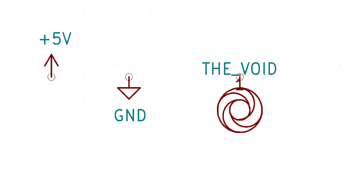 THERE.We've got out power connectors.5 voltsgroundand the fucking VOID