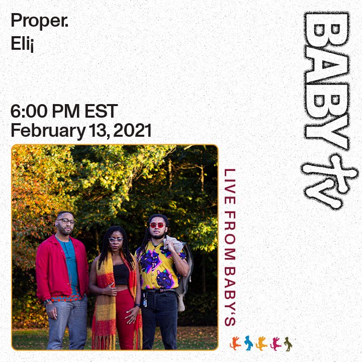 Tonight at 6:00 PM EST filming from inside baby: @likerealproper 🧚🎈

Tickets here :: seetickets.us/event/PROPER/4…