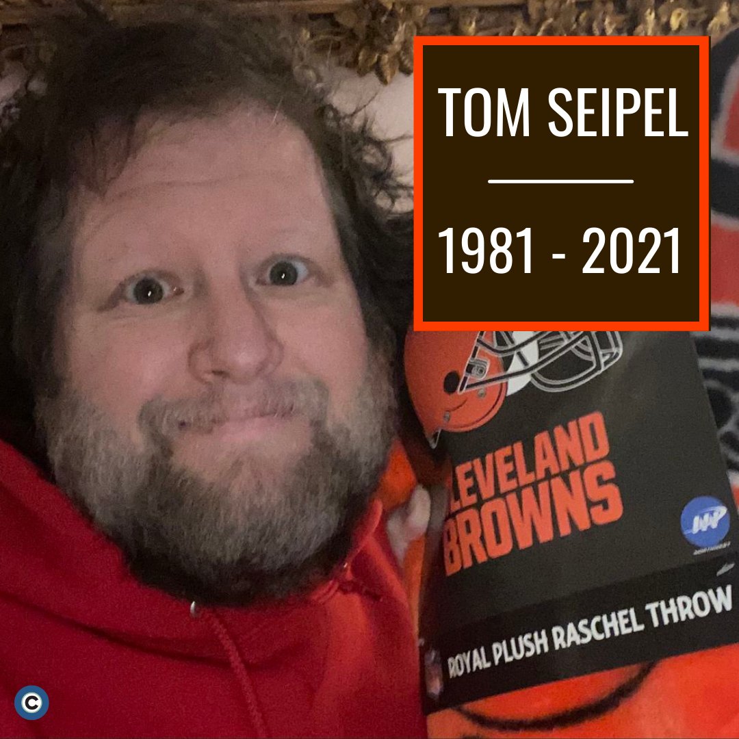 Tom Seipel, the Browns fan who was battling kidney cancer and made it to Cleveland's playoff-clinching win thanks to help from Emily and Baker Mayfield, has died. His story: trib.al/Hwif598. Photo: Tom Seipel