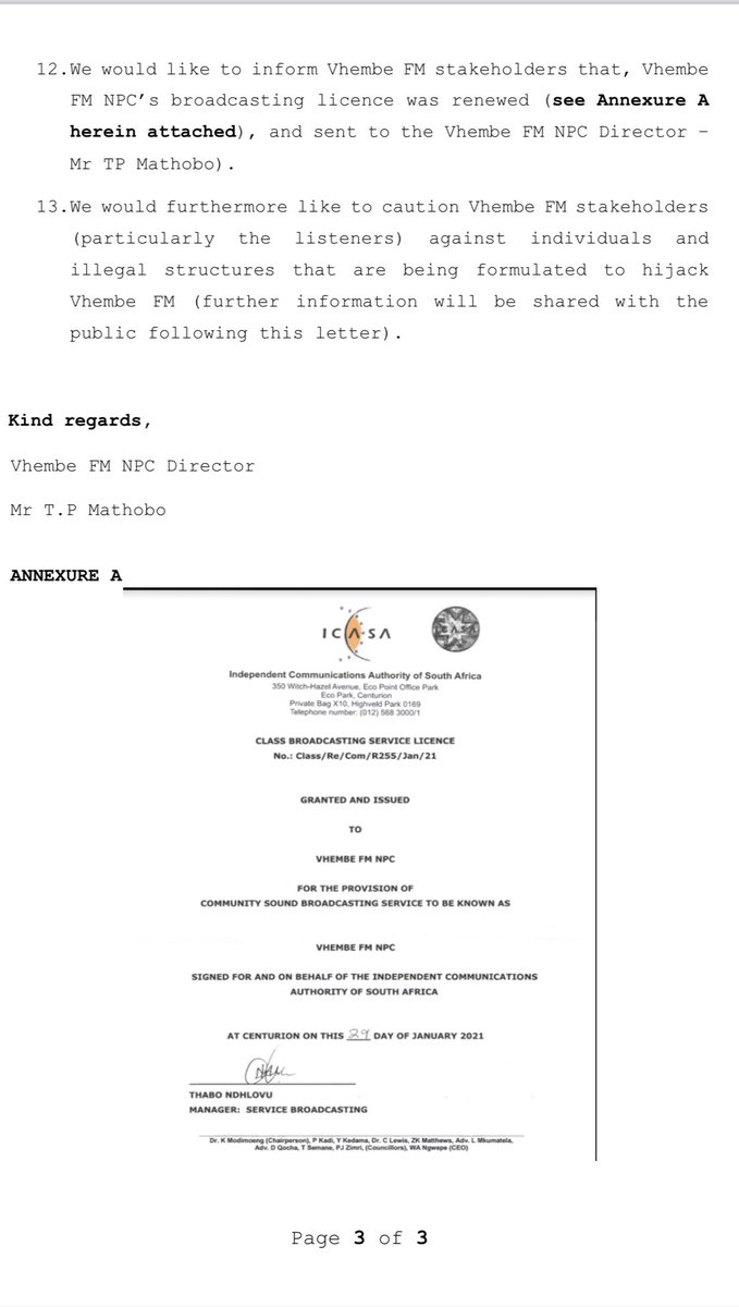Kha vhathetshelesi na vhatikedzi vha Vhembe FM. Mulaedza uyu, ndi wa ndeme.
 #WorldRadioDay2021