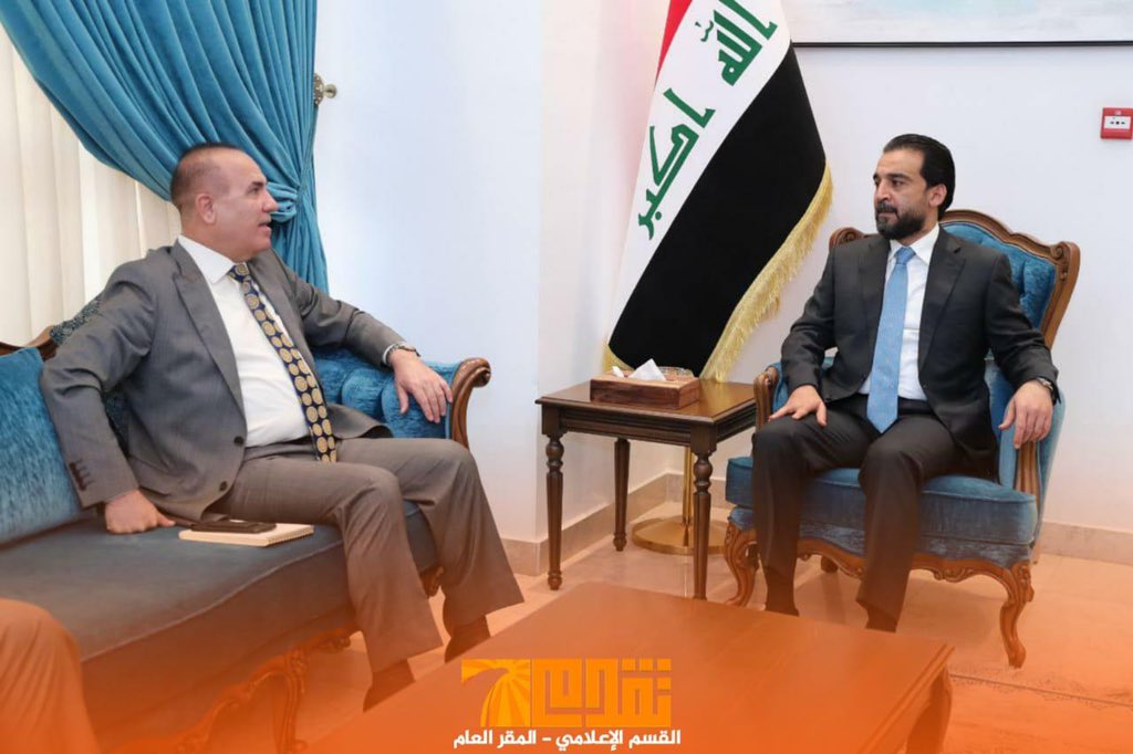 SaadiMokaled's tweet photo. رئيس مجلس النواب يستقبل رئيس ديوان الوقف السني

استقبل رئيس مجلس النواب محمد الحلبوسي، اليوم السبت، رئيس ديوان الوقف السني الدكتور سعد كمبش.

وبحث اللقاء أهمية المضي بإعادة إعمار وتأهيل المساجد المدمَّرة في المناطق التي شهدت عمليات إرهابية، https://t.co/PGeJPyPSEm