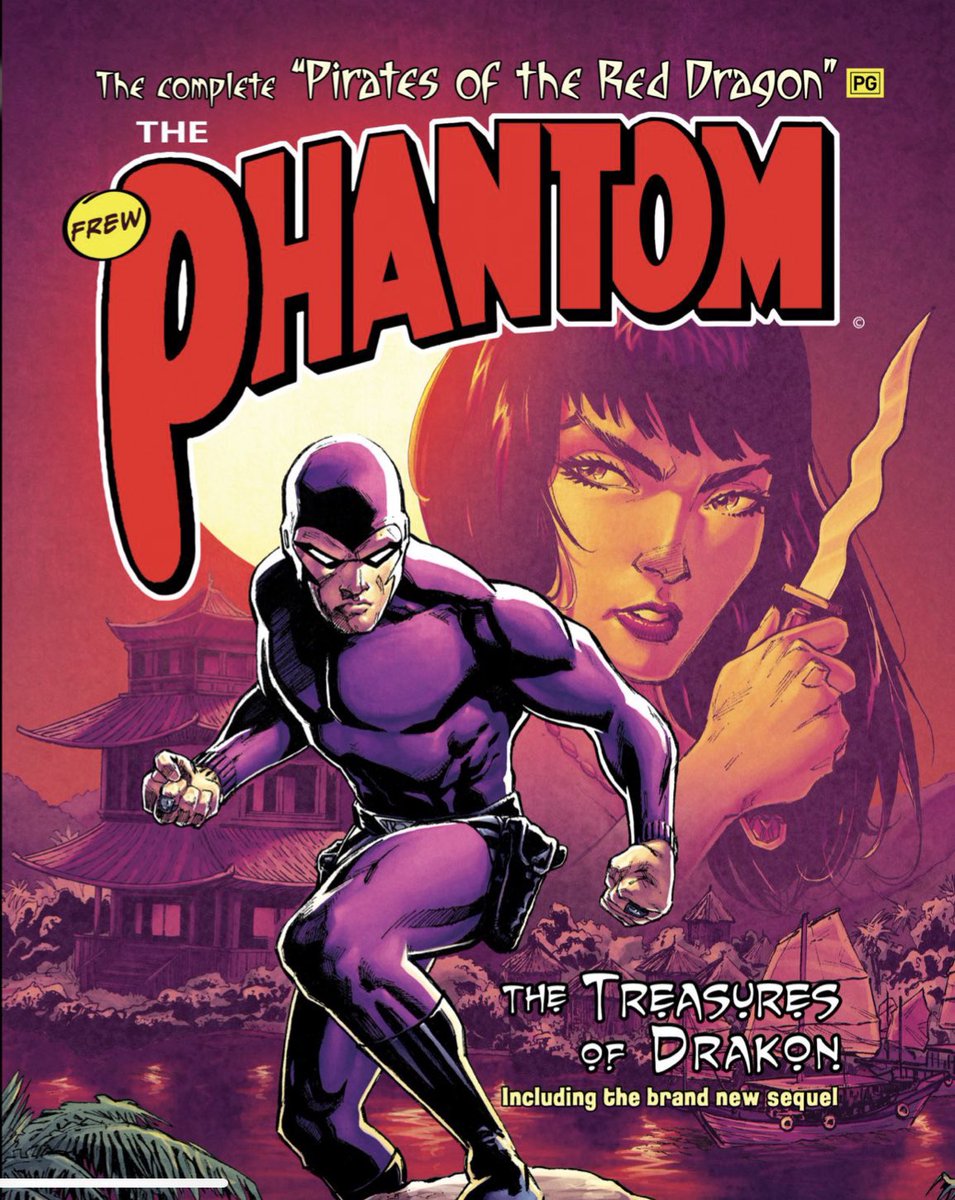 bear_fuzzy's tweet photo. Looking forward to checking out this new Frew TPB, w/ Julie Ditrich’s 1st #Phantom story ‘Adventure of the Dragon’s Leg’, art by #WendellCavalcanti.

#Frew #LeeFalk #Comics #JulieDitrich #GhostWhoWalks #ManWhoCannotDie #HappyPhantoming #KingFeatures #Hearst #TheRedDragonSaga https://t.co/zKPcMB4gJQ