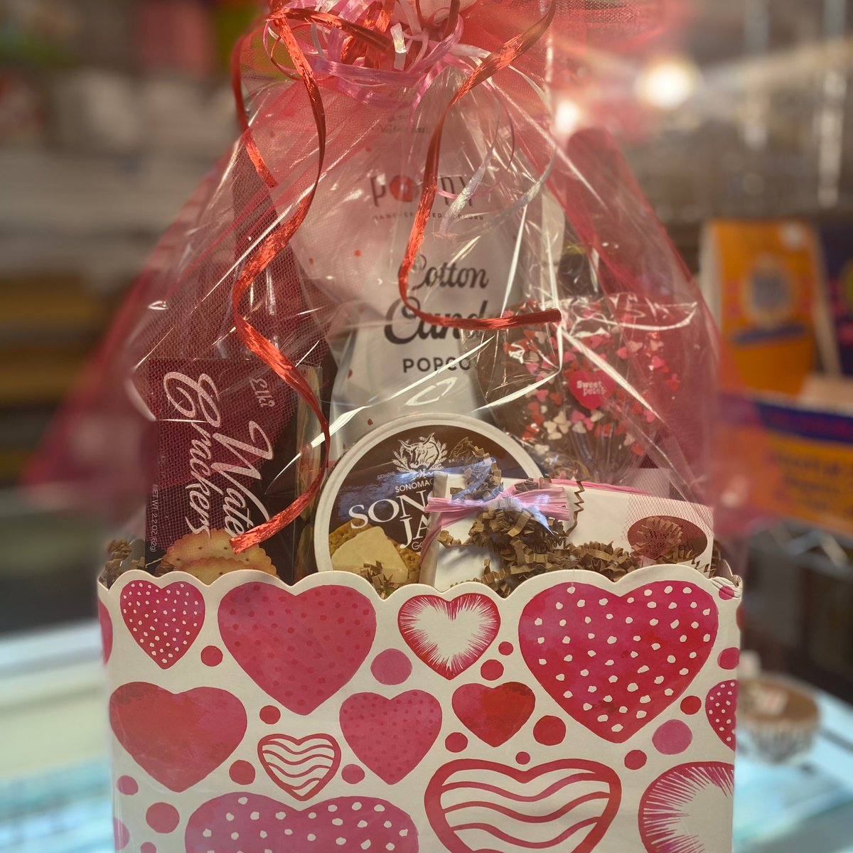We’re here until 7:00 for all your Valentine’s Day needs! We’re busy making gift baskets and packaging chocolate boxes! Call us if we can help! 540-400-8466! #shoplocal #shopsmall #gifts #valentine