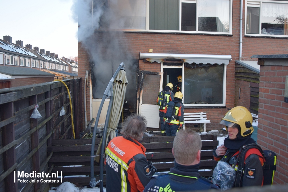Melding keukenbrand Anemonenstraat Roelofarendsveen
