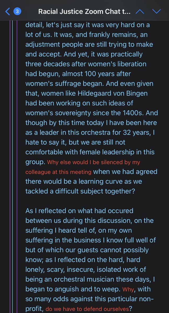 melissawimbish's tweet image. Good afternoon.

I found these emails from Emily Skala, Principal Flute @BaltSymphony upsetting. They were written after she was required to attend a meeting about racial justice.

Why do orchestras protect these people? Asking for classical musicians who aren’t openly racist.