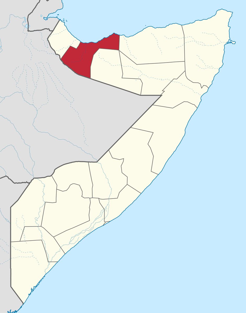 2. Maroodi-jeex AKA Waqooyi Galbeed region.Northwest is bordered by Awdal, Togdheer regions and DDS The capital city of the region is Hargeisa. Major towns in the region are Hargeisa and Gabiley. Laas Geel cave and Naasa hablood ( twin hills) also situated in this region.