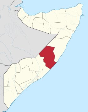 9. Galgaduud region.Galgaduud region is bordered by DDS, and Mudug, Hiraan, Middle Shabelle regions and Indian Ocean. The capital city of the region is Dusamareb AKA Samareeb. Major towns in the region are Dusamareb, Abud-waq and Adado.