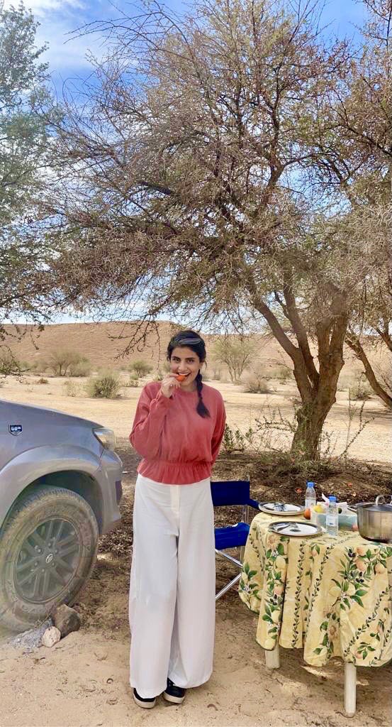 اختي البطلة لجين اليوم 
The brave @LoujainHathloul today 
❤️❤️❤️❤️❤️❤️❤️❤️
#FreeLoujain