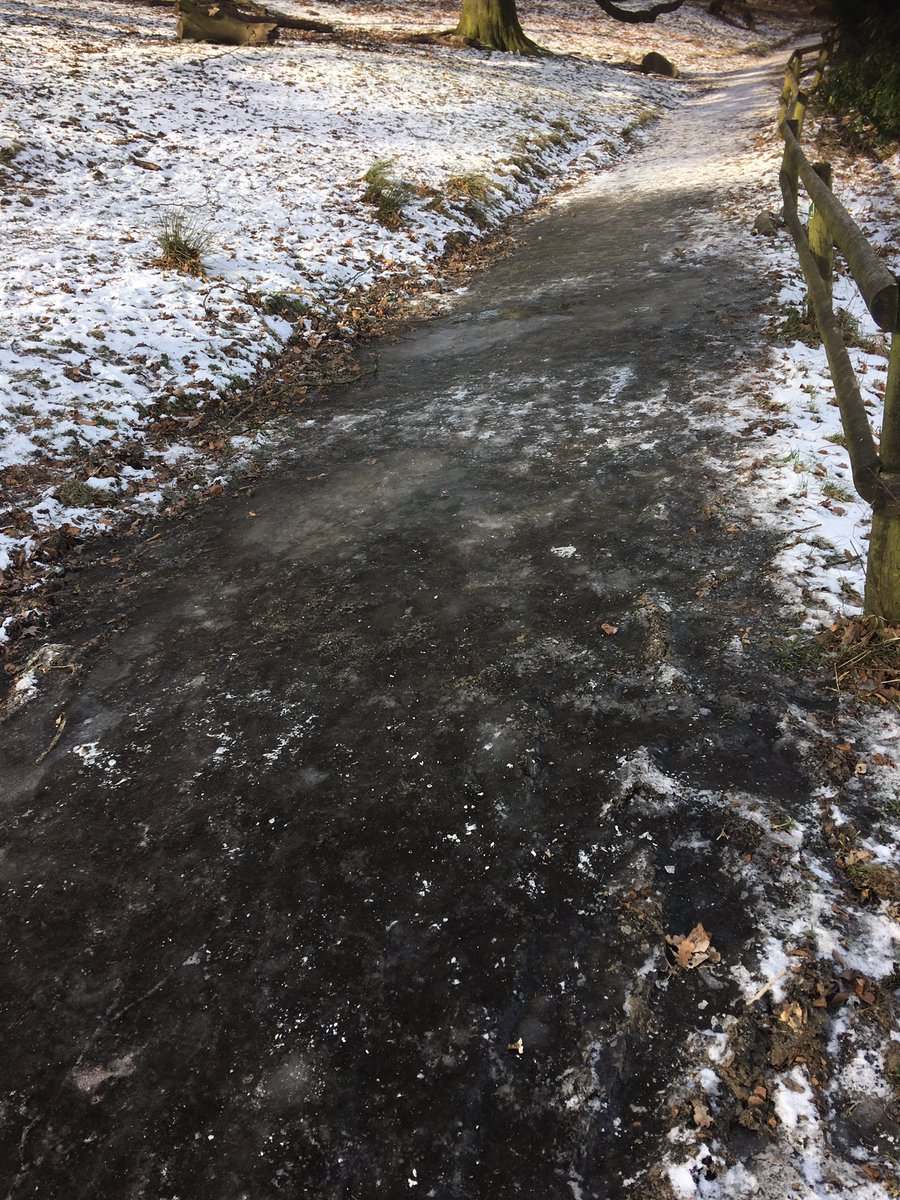 AlisonSmithMCMI's tweet photo. Out walking 9am today, thermometer said -2... got home 2:30pm it said a balmy 0 degrees.
Okay...15,000 steps later which do you think got me & gave me 2 whopping bruises!😂
P1 - the style?
P2 - the black ice?
#lockdownconversations https://t.co/UPYAneZlsf