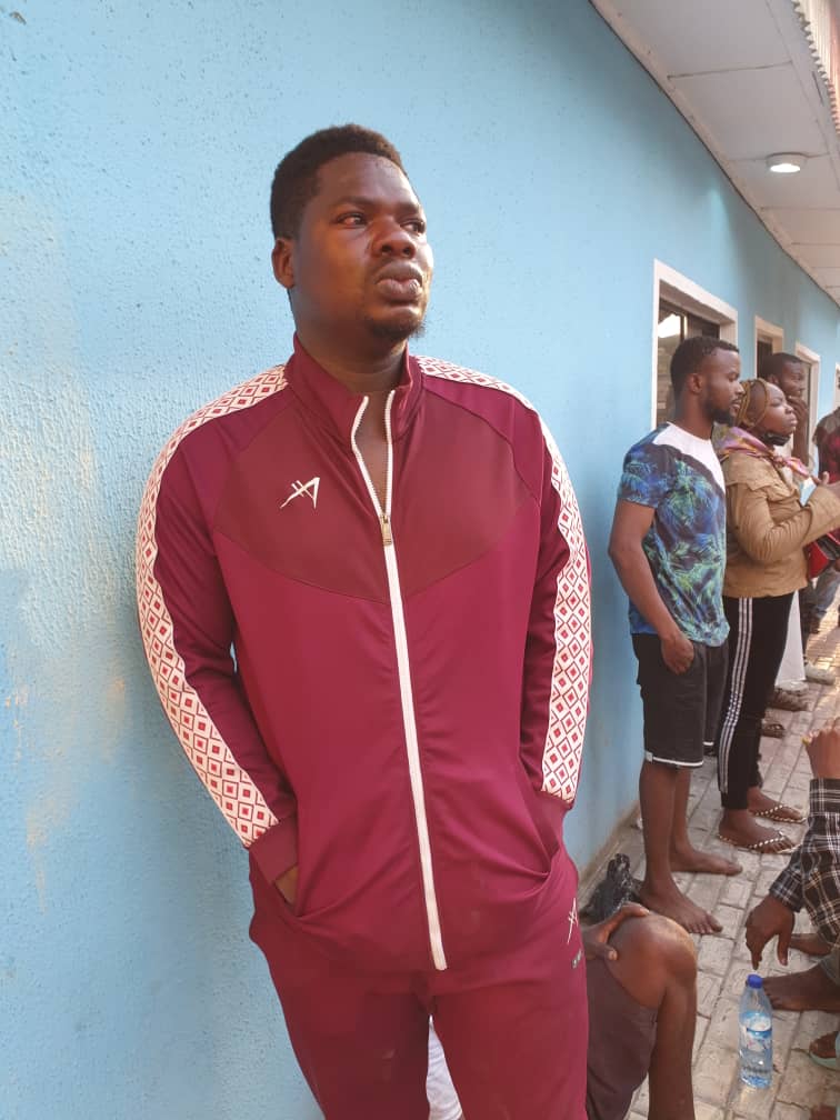 PH_Prinx's tweet photo. Mr Macaroni and other arrested protesters have been arraigned before a mobile court 

#EndSars #mrmacaroni https://t.co/iWJ7v6FWKU