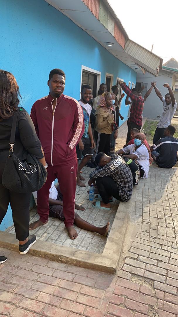 PH_Prinx's tweet photo. Mr Macaroni and other arrested protesters have been arraigned before a mobile court 

#EndSars #mrmacaroni https://t.co/iWJ7v6FWKU