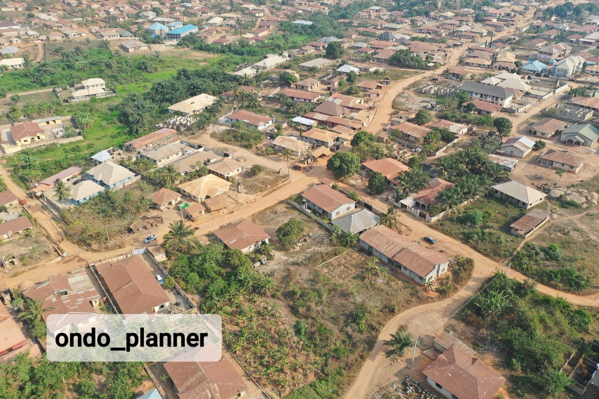 ondo_planner's tweet photo. Akure today #flyingmydrone 
OluFoam area and NYSC farm along Akure/Ado-Ekiti road. https://t.co/k8MTEIgFCN
