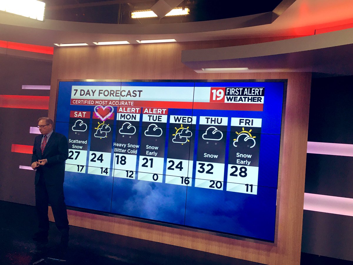 TVNewsLady's tweet photo. .@SkyguyJon is issuing a #CuddleAlert for #ValentinesDay 💕❤️in the Cleveland area. That’s my kind of forecast🥰 https://t.co/tUcPDP4aHh