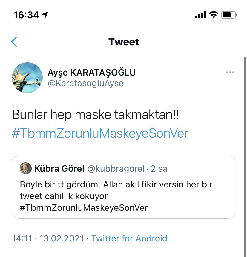 Sinirlerim bozuldu hahdhs🙄😅 inan sana değil kastım, cahille sohbeti kestim... affet...