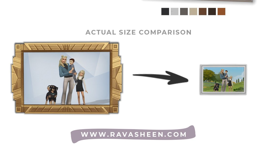 Modern Family Portrait - BGC frames with custom, scenic background! Modern styles in lots of swatches. All the functionality of the EA family portraits. Out now for patrons - public release on Mar 6! patreon.com/posts/47492500