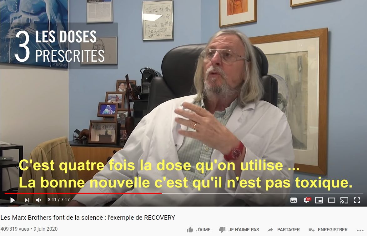 6/n Mais comme par hasard, ces doses de charge (Raoult ne sait pas ce que c'est) deviennent toxiques quand il s'agit d'exclure Recovery d'une fausse méta-analyse de son équipe publiée nulle part sauf sur le site de l'IHU de Marseille. https://www.mediterranee-infection.com/meta-analyse-en-temps-reel-pour-hcq-mortalite-covid/