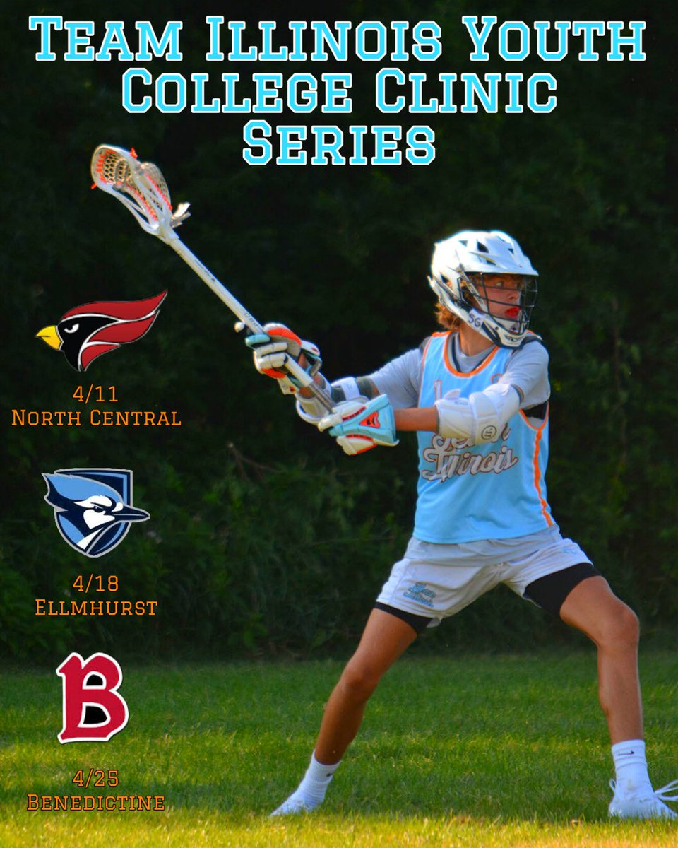 💪🎓 We're hosting 3 FREE college coaches clinics for our <a href="/TeamILLacrosse/">Team IL Lacrosse</a> youth players (2025 - 2028)!  Can't wait for our boys to learn from the best and get an early look at what it takes to play at the <a href="/NCAALAX/">NCAA Lacrosse</a> level!  

#National  #NonProfit  #ForTheBoys