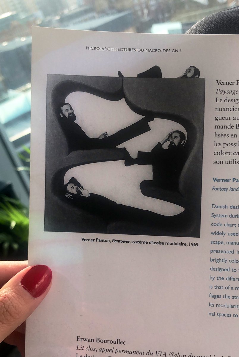 AudeAzzi's tweet image. Verner Panton, Pantower 1969 #microarchitecture #module #vernerpanton