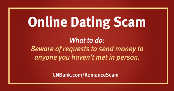 Looking for love? Don’t find a scam instead. An online dating scam begins with fake profiles on dating apps or social media. Once a relationship is built, they make up a story and ask for money. For more information about this romance scam, click here: bit.ly/37dle6X