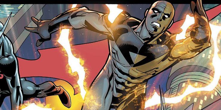 The SplittTwin Speedsters who were experimented on as children which fused them into one being. They can split apart into themselves with their speedster powers, but not for long.