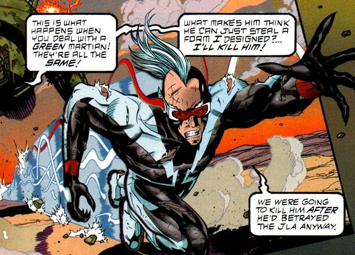 ZüMA White Martian and one of eight-such individuals who comprise the super-villain team known as the Hyperclan. Disguised as alleged "heroes" from another world, the Hyperclan sought to turn public opinion against Earth's super-hero populace, in particular, the JLA.