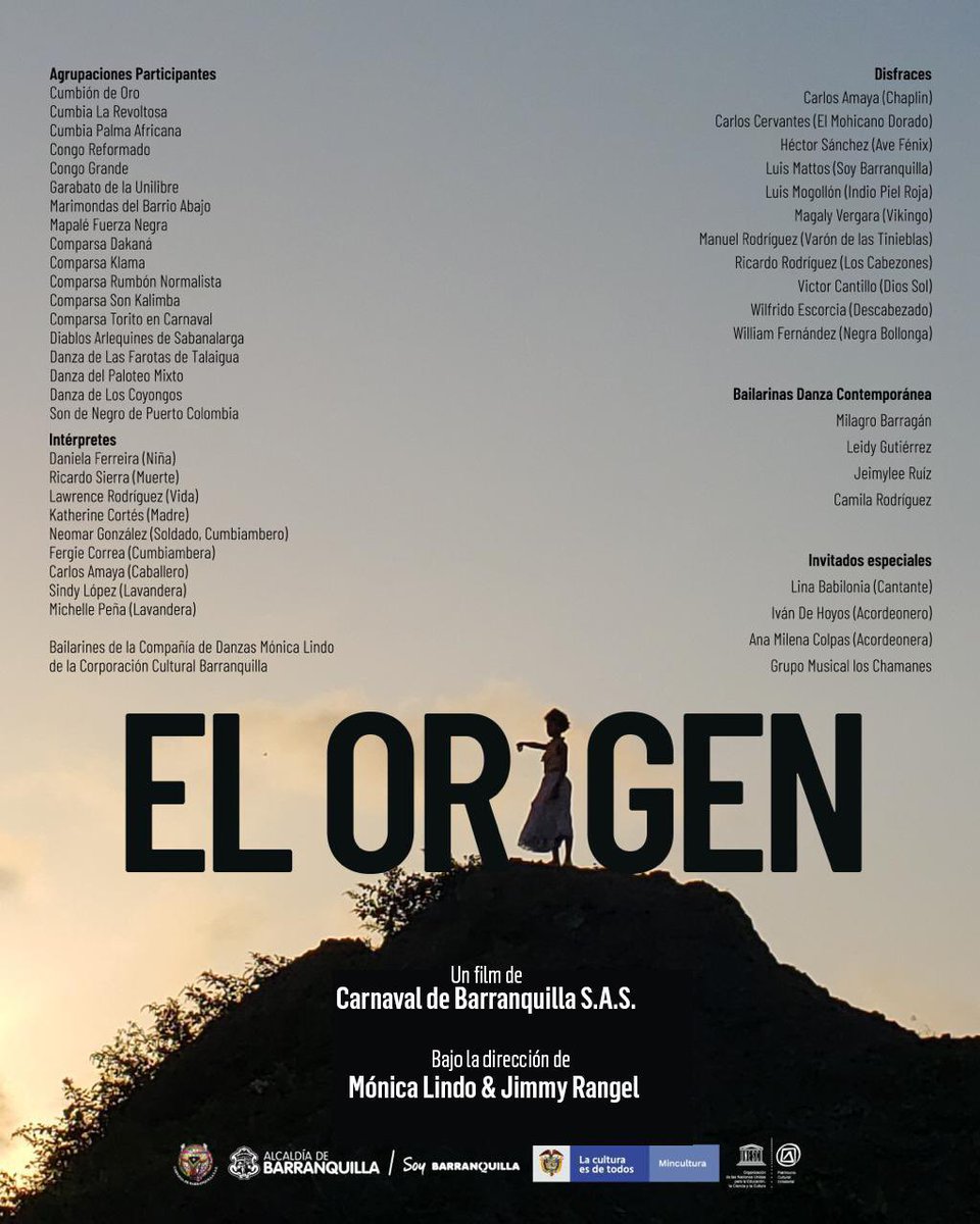 ¡Llegó el gran #SábadoDeCarnaval!😷🎉 Vívelo en casa con el estreno del film 'El Origen' y la presentación de danzas, comparsas y disfraces del Carnaval de Barranquilla a las 2:30 pm por Facebooklive, el <a href="/CanalTelecaribe/">Canal Telecaribe</a> y la App del Carnaval 2021. #ElCarnavalViveEnTi