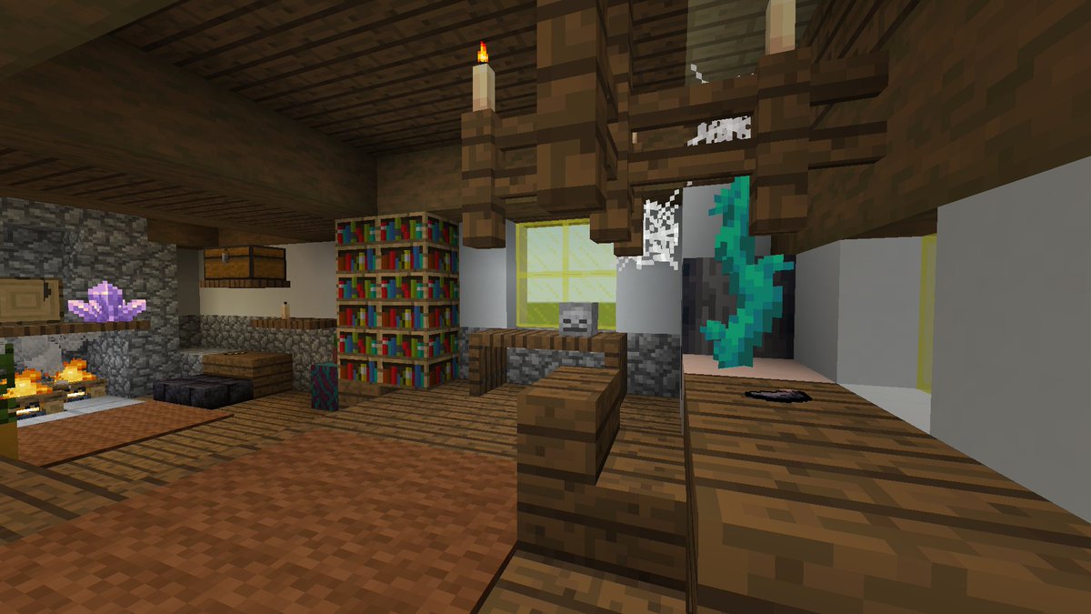 BuildersGuildBG's tweet image. OK, so seriously: the house from the latest "postcard" (or rather the postcard video) is probably bigger on the inside than it is on the outside! I honestly have no idea how they got all those rooms under one roof! Please explain to me! :P

#HytaleFanArt #Hytale #BuildersGuild
