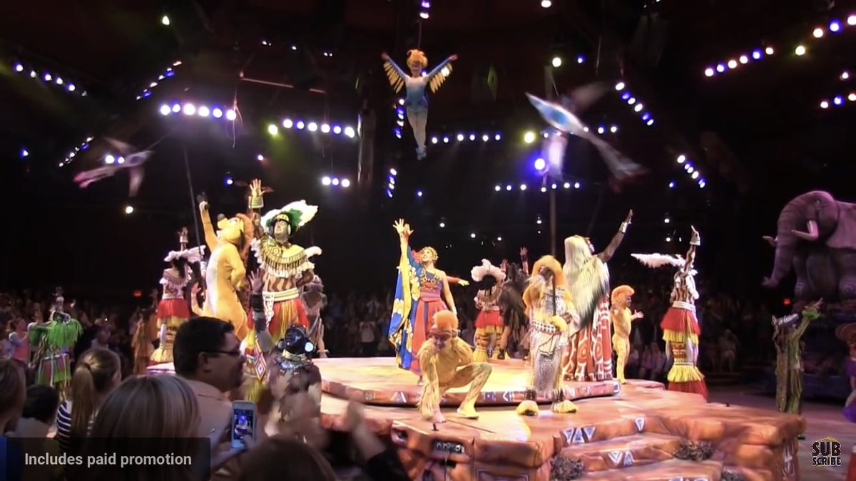 You can tell that all the lighting was upgraded from the CMM version of the show. FOLK’s move was obviously not cheap and Disney saw it as worthy to keep around for the future of DAK, and themed the theater FOR the show. It would be very difficult to replace the show.