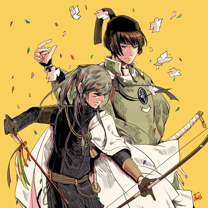 不安な情報ばかり目に入れすぎるとメンタルによろしくないと思うので過去絵発掘して参った。(ささやかにアンダー丸多めで記念日宣伝) 