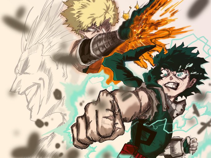 プルスウルトラマン
#僕のヒーローアカデミア
#爆轟勝己
#緑谷出久 