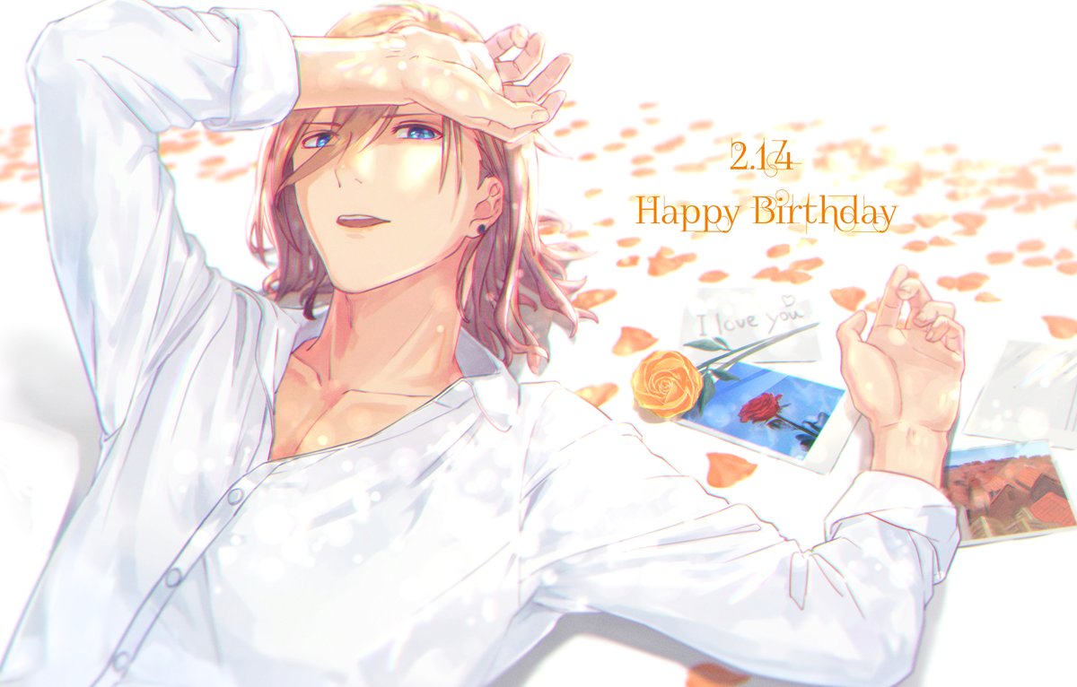 「Happy Birthday!
#utapri_ren_BD2021 」|ぺこ太🌹🌹🧡のイラスト