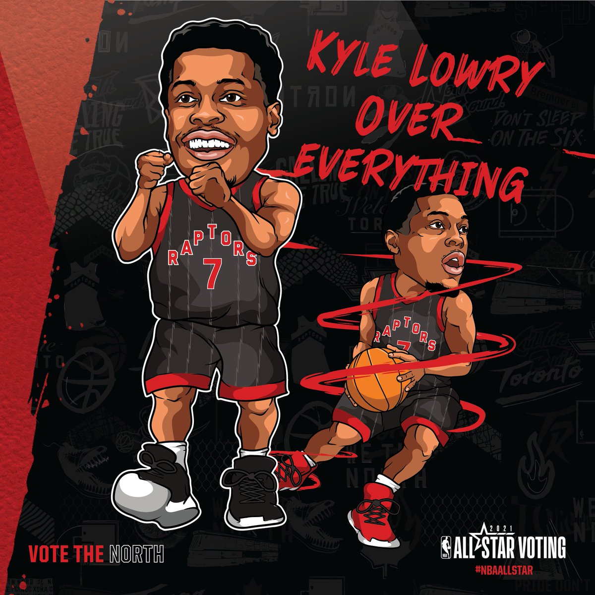 #NBAAllStar Kyle Lowry _________________________ Everything ⭐️ 1 RT = 2 VOTES ⭐️