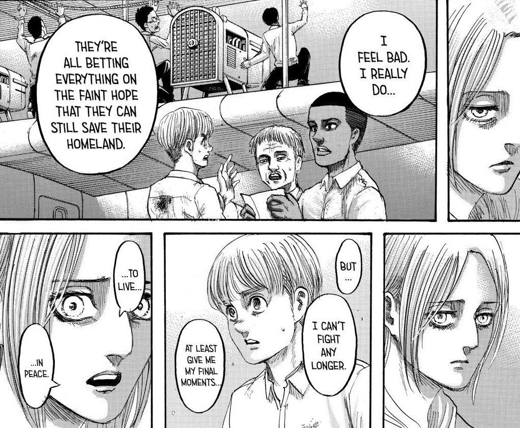 but annie’s tendency to run away has become a force of habit. and that’s because she perceives herself as weak and wants to become a person who can go against the flow. but she can’t make the leap to suddenly change when she’s been doing the same thing her entire life.