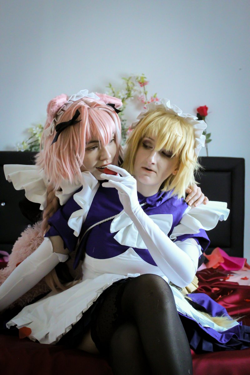 photo Astolfo Costume Twitter jumping in i guess astolfo