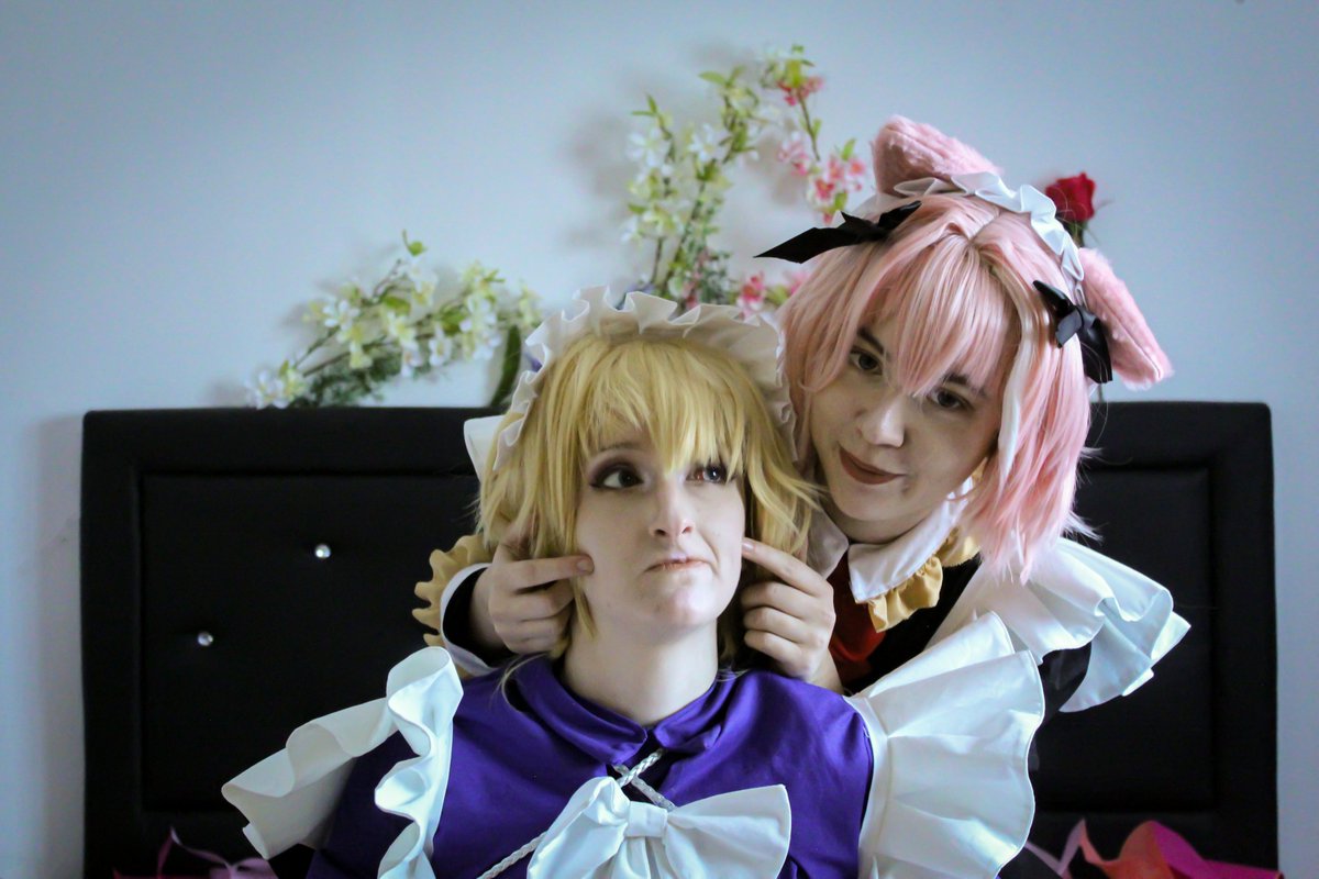 picture Astolfo Costume Twitter jumping in i guess astolfo