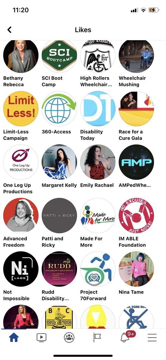 14/ Jeff never shares things about his proclivities on his wall. Just - about god. The occasional family message.If I look at his follows, it’s thousands of disabled people.1994 page likes. Ms Wheelchair. Diagnostic pages. He’s a very busy man.