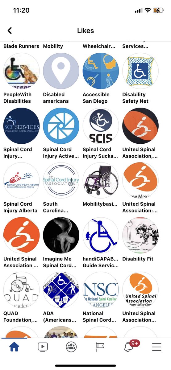 14/ Jeff never shares things about his proclivities on his wall. Just - about god. The occasional family message.If I look at his follows, it’s thousands of disabled people.1994 page likes. Ms Wheelchair. Diagnostic pages. He’s a very busy man.