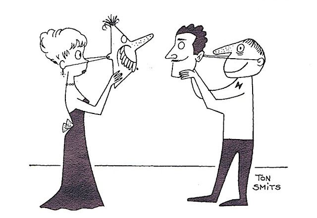 doc_nad's tweet photo. TON SMITS. Most of Smits’s work was of the no-caption variety. #Look Magazine, February 13, 1962
From the Dick Buchanan Files: Cartoons with No Captions 1947 - 1967 https://t.co/azFg0boj3Q #TonSmits https://t.co/NRRaerUXXY
