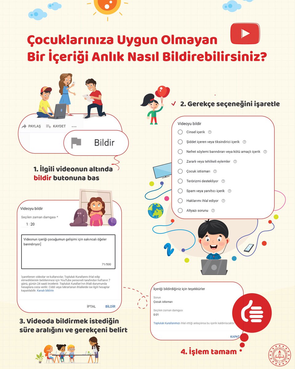Salgın ve kısıtlamalar nedeniyle günün büyük bölümünü evde geçiren çocuklarımızın bilgisayar kullanım süreleri arttı. Ebeveynlerimizin, çocuklarının ders dışı zamanlarda video izledikleri platformları takip etmeleri ve uygunsuz içerikleri bildirmeleri çok önemli. 
<a href="/halitnihat/">Nihat ERGÜL</a>